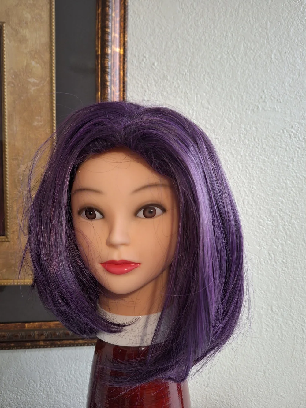 Purple Short Layered Women's Wig - Unbranded